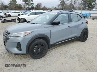 2021 Nissan Kicks SR with VIN 3N1CP5DV1ML517170, listed as a Copart auction lot 48242955 with 24,957 mi miles and Salvage Title. Bid and sale history available at carsss.com. Image 1.