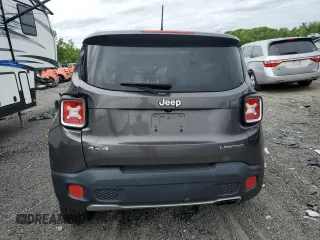 2016 Jeep Renegade Limited with VIN ZACCJBDT0GPD74512, listed as a Copart auction lot 57263705 with Not provided miles and Salvage title. Bid and sale history available at DreamBid. Image 6.