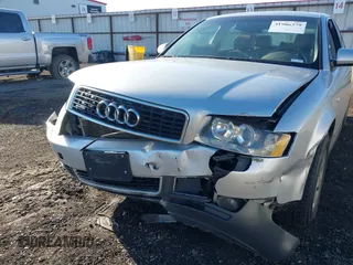 2003 Audi A4 1.8T with VIN WAULC68EX3A212780, listed as a IAAI auction lot 41986379 with 185,085 mi miles. Bid and sale history available at carsss.com. Image 6.
