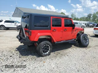 2018 Jeep Wrangler Unlimited Sahara with VIN 1C4BJWEG4JL802145, listed as a Copart auction lot 61931555 with 119,681 mi miles and Salvage title. Bid and sale history available at DreamBid. Image 3.