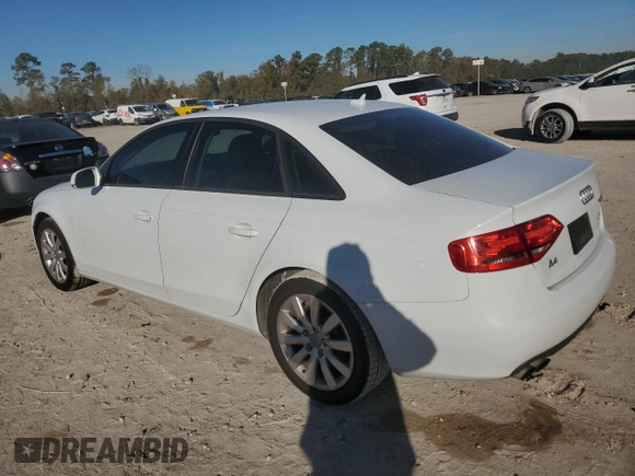 2012 Audi A4 2.0T Premium with VIN WAUAFAFL2CA118542, listed as a Copart auction lot 84764724 with 164,566 mi miles and Salvage Title. Bid and sale history available at carsss.com. Image 2.