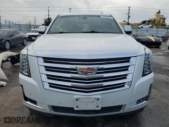 2019 Cadillac Escalade ESV Platinum with VIN 1GYS4KKJ0KR209293, listed as a Copart auction lot 49096355 with 127,362 mi miles and Salvage title. Bid and sale history available at DreamBid. Image 5.