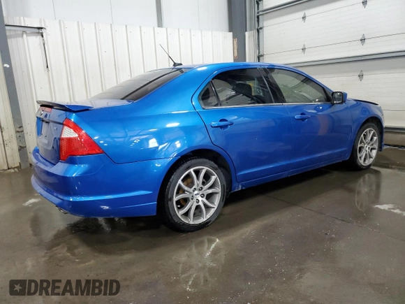 2012 Ford Fusion SE with VIN 3FAHP0HA3CR325781, listed as a Copart auction lot 52038025 with 134,349 mi miles and Salvage Title. Bid and sale history available at DreamBid. Image 3.