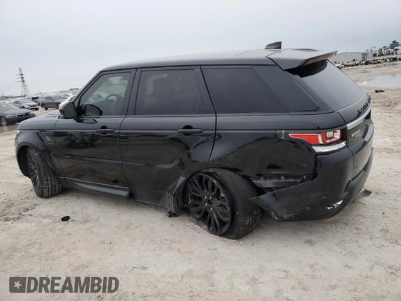 2017 Land Rover Range Rover Sport HSE with VIN SALWR2FK6HA129458, listed as a Copart auction lot 46280735 with 135,469 mi miles and Salvage Title. Bid and sale history available at carsss.com. Image 2.