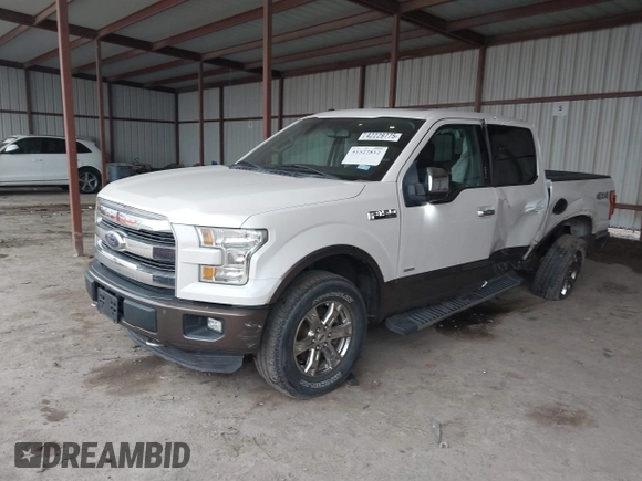 2015 Ford F-150 XLT with VIN 1FTEW1EP0FFB33802, listed as a IAAI auction lot 41527812 with 75,119 mi miles. Bid and sale history available at carsss.com. Image 2.