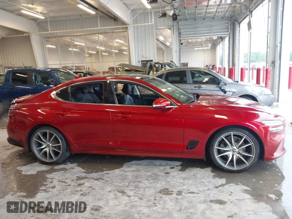 2022 Genesis G70 2.0T with VIN KMTG34TA3NU086889, listed as a IAAI auction lot 42205079 with 51,792 mi miles and . Bid and sale history available at DreamBid. Image 14.