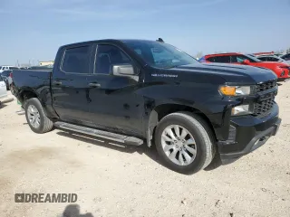 2020 Chevrolet Silverado 1500 Custom with VIN 3GCPWBEHXLG451122, listed as a Copart auction lot 48051805 with 73,231 mi miles and Clean Title. Bid and sale history available at DreamBid. Image 4.