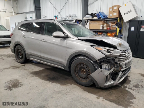 2017 Hyundai Santa Fe XL Limited with VIN KM8SNDHF6HU232550, listed as a Copart auction lot 48467245 with 128,298 mi miles and Clean Title. Bid and sale history available at carsss.com. Image 4.