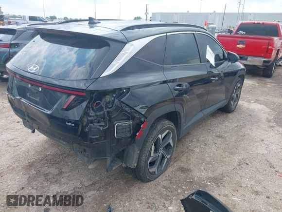 2023 Hyundai Tucson SEL with VIN 5NMJFCAE9PH210279, listed as a IAAI auction lot 42115371 with 36,144 mi miles. Bid and sale history available at carsss.com. Image 4.