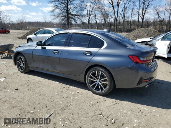 2021 BMW 3 Series 330i xDrive with VIN WBA5R7C04MFK51040, listed as a Copart auction lot 49620045 with 51,069 mi miles and Salvage Title. Bid and sale history available at carsss.com. Image 2.