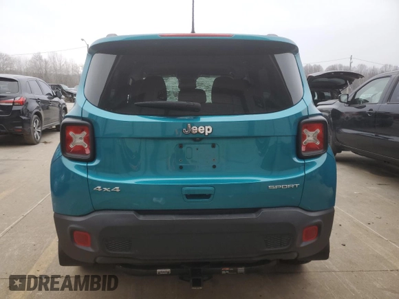 2021 Jeep Renegade Sport with VIN ZACNJDAB6MPM32261, listed as a Copart auction lot 85943614 with 85,212 mi miles and Non repairable. Bid and sale history available at DreamBid. Image 6.