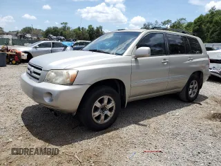 2005 Toyota Highlander z VIN JTEGP21A450077647, wystawiony jako Copart lot #58567125 z przebiegiem 189 302 mil mil oraz Szkoda całkowita • Salvage title. Historia ofert i sprzedaży dostępna na DreamBid. Obrazek 1.
