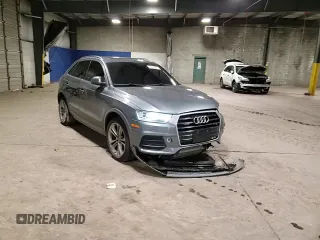 2016 Audi Q3 Premium Plus with VIN WA1EFCFS9GR001808, listed as a Copart auction lot 48001405 with 20,218 mi miles and Salvage Title. Bid and sale history available at carsss.com. Image 15.
