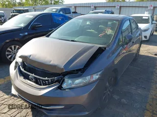 2014 Honda Civic Sedan EX with VIN 19XFB2F80EE022611, listed as a IAAI auction lot 41988944 with 108,807 mi miles. Bid and sale history available at carsss.com. Image 17.