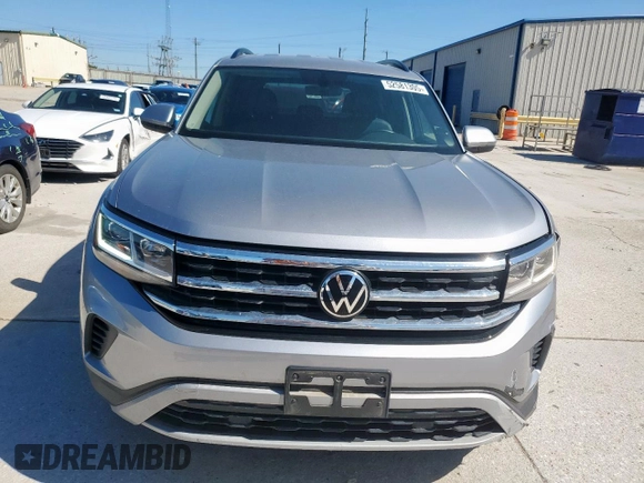 2023 Volkswagen Atlas SE with VIN 1V2DP2CA9PC505409, listed as a Copart auction lot 52581305 with 15,938 mi miles and Salvage title. Bid and sale history available at DreamBid. Image 5.