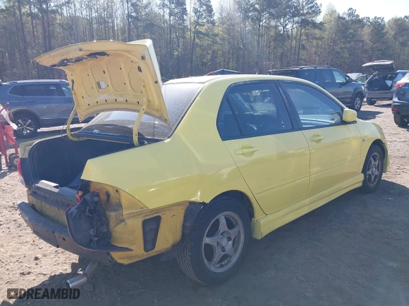 2002 Mitsubishi Lancer OZ-Rally with VIN JA3AJ86E32U081427, listed as a IAAI auction lot 41875587 with 190,214 mi miles. Bid and sale history available at carsss.com. Image 4.