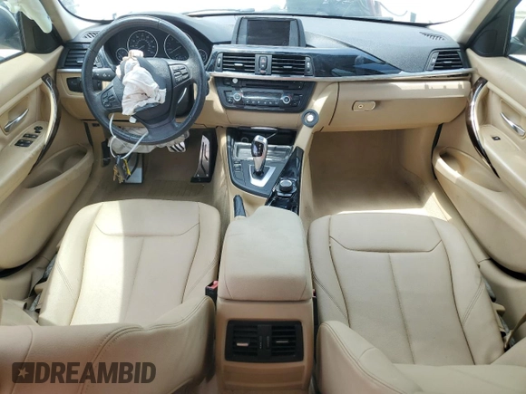 2014 BMW 3 Series 320i with VIN WBA3B1C50EK130907, listed as a Copart auction lot 53980565 with 0 mi miles and Non Repairable. Bid and sale history available at carsss.com. Image 8.