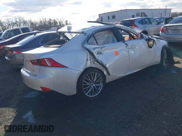 2016 Lexus IS 300 with VIN JTHCM1D20G5011711, listed as a IAAI auction lot 41218494 with 1 mi miles. Bid and sale history available at carsss.com. Image 4.
