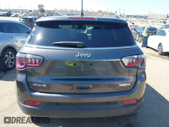 2021 Jeep Compass Latitude with VIN 3C4NJDBB1MT578819, listed as a IAAI auction lot 42288394 with 43,208 mi miles and . Bid and sale history available at DreamBid. Image 16.