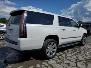 2018 Cadillac Escalade ESV Luxury z VIN 1GYS4HKJ0JR250573, wystawiony jako Copart lot #59021565 z przebiegiem 155 728 mil mil oraz Czysty tytuł • Clean title. Historia ofert i sprzedaży dostępna na DreamBid. Obrazek 3.