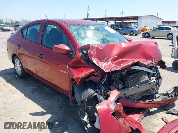 2018 Nissan Versa Sedan SV with VIN 3N1CN7AP6JL864254, listed as a IAAI auction lot 41988368 with Not Provided miles. Bid and sale history available at carsss.com. Image 1.