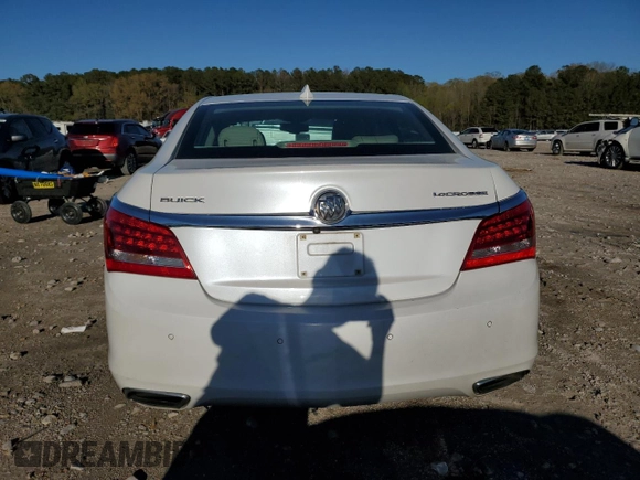 2016 Buick LaCrosse Leather with VIN 1G4GB5G32GF239283, listed as a Copart auction lot 50308315 with 164,958 mi miles and Salvage Title. Bid and sale history available at carsss.com. Image 6.