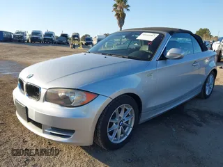 2011 BMW 1 Series 128i with VIN WBAUN1C59BVH83776, listed as a IAAI auction lot 41616463 with 55,865 mi miles and . Bid and sale history available at DreamBid. Image 2.