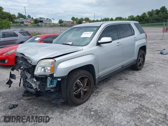 2017 GMC Terrain SLE with VIN 2GKALMEK1H6245457, listed as a IAAI auction lot 39756575 with 108,717 mi miles. Bid and sale history available at carsss.com. Image 2.