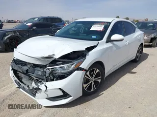 2020 Nissan Sentra SV with VIN 3N1AB8CV3LY228477, listed as a IAAI auction lot 41879199 with 70,304 mi miles. Bid and sale history available at carsss.com. Image 2.
