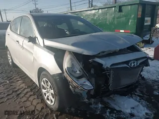 2014 Hyundai Accent GS with VIN KMHCT5AEXEU167098, listed as a IAAI auction lot 41552742 with 48,645 mi miles. Bid and sale history available at carsss.com. Image 6.