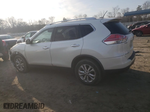 2015 Nissan Rogue S with VIN KNMAT2MTXFP563598, listed as a Copart auction lot 44300705 with 183,768 mi miles and Salvage Title. Bid and sale history available at DreamBid. Image 2.