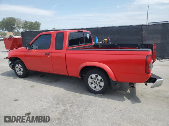 2000 Nissan Frontier XE with VIN 1N6DD26S9YC400995, listed as a Copart auction lot 58244905 with 185,488 mi miles and Salvage title. Bid and sale history available at DreamBid. Image 2.