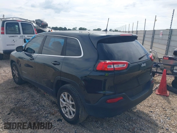 2016 Jeep Cherokee Latitude with VIN 1C4PJLCB3GW247899, listed as a IAAI auction lot 39693243 with 85,088 mi miles. Bid and sale history available at carsss.com. Image 3.