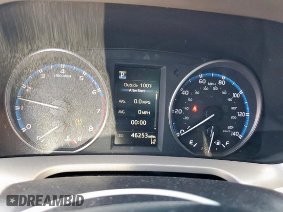 2018 Toyota RAV4 XLE with VIN 2T3WFREV0JW489613, listed as a Copart auction lot 61245005 with 46,253 mi miles and Salvage title. Bid and sale history available at DreamBid. Image 9.