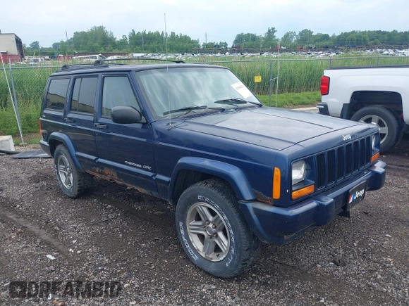 2000 Jeep Cherokee Classic with VIN 1J4FF58S1YL122706, listed as a IAAI auction lot 42560421 with 157,478 mi miles and . Bid and sale history available at DreamBid. Image 1.