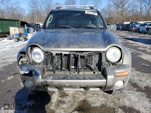 2004 Jeep Liberty Limited with VIN 1J4GL58K14W152214, listed as a Copart auction lot 42617265 with 141,454 mi miles and Salvage Title. Bid and sale history available at carsss.com. Image 5.