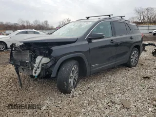 2019 GMC Terrain SLT with VIN 3GKALVEX0KL382653, listed as a Copart auction lot 48176825 with 52,509 mi miles and Salvage Title. Bid and sale history available at carsss.com. Image 1.