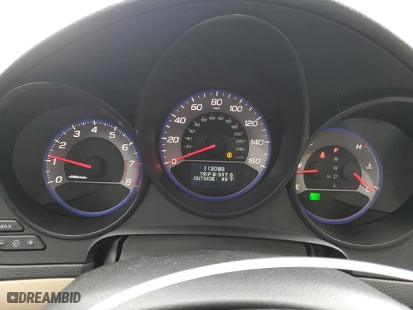 2008 Acura TL with VIN 19UUA66238A014847, listed as a Copart auction lot 45994365 with 112,088 mi miles and Salvage Title. Bid and sale history available at carsss.com. Image 9.