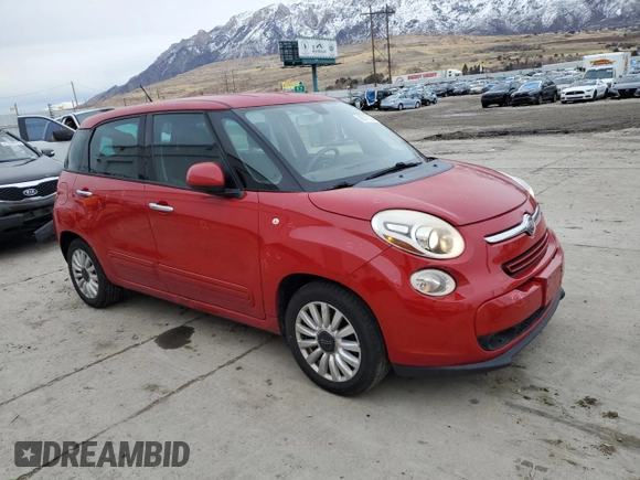 2014 FIAT 500L Easy with VIN ZFBCFABH3EZ019426, listed as a Copart auction lot 86771374 with 97,550 mi miles and Salvage Title. Bid and sale history available at carsss.com. Image 4.