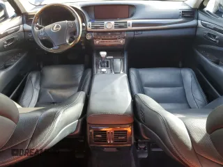 2014 Lexus LS 460 L with VIN JTHGL5EF6E5053407, listed as a Copart auction lot 86122884 with 105,023 mi miles and Salvage title. Bid and sale history available at DreamBid. Image 8.