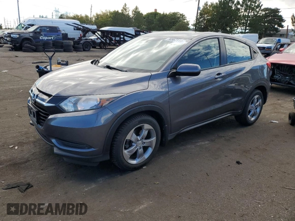 2018 Honda HR-V LX with VIN 3CZRU6H38JG703401, listed as a Copart auction lot 70567114 with 106,672 mi miles and Salvage Title. Bid and sale history available at carsss.com. Image 1.