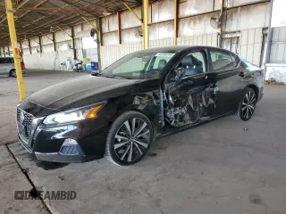 2021 Nissan Altima 2.5 SR with VIN 1N4BL4CV0MN416384, listed as a Copart auction lot 44189735 with 47,262 mi miles and Salvage Title. Bid and sale history available at carsss.com. Image 1.