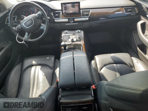 2015 Audi A8 4.0T with VIN WAU32AFD3FN032098, listed as a Copart auction lot 58788445 with 112,804 mi miles and Clean title. Bid and sale history available at DreamBid. Image 8.