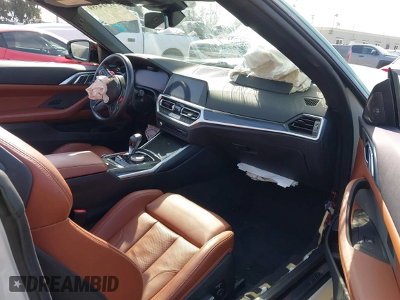 2023 BMW M4 Competition xDrive с VIN WBS33BA01PCM29504, выставлен на аукционе IAAI как лот 41914359 с пробегом 17 618 миль миль и . История ставок и продаж доступна на DreamBid. Изображение 5.