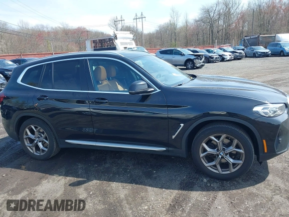 2022 BMW X3 xDrive30i with VIN 5UX53DP00N9K52214, listed as a IAAI auction lot 42031394 with 36,967 mi miles and . Bid and sale history available at DreamBid. Image 13.