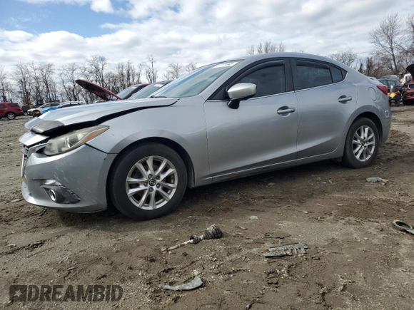 2016 Mazda 3 i Touring with VIN JM1BM1W79G1279167, listed as a Copart auction lot 47771645 with 84,077 mi miles and Salvage Title. Bid and sale history available at DreamBid. Image 1.