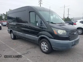 2015 Ford Transit Cargo with VIN 1FTYR2CM1FKA73040, listed as a IAAI auction lot 41999140 with 106,267 mi miles. Bid and sale history available at carsss.com. Image 1.
