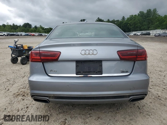 2016 Audi A6 Premium Plus with VIN WAUGFAFC7GN153926, listed as a Copart auction lot 60462505 with 117,697 mi miles and Salvage title. Bid and sale history available at DreamBid. Image 6.