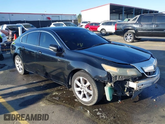2012 Acura TL Tech Auto with VIN 19UUA8F5XCA007182, listed as a IAAI auction lot 41877378 with 196,455 mi miles. Bid and sale history available at carsss.com. Image 1.