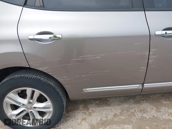 2013 Nissan Rogue SL with VIN JN8AS5MV1DW125484, listed as a IAAI auction lot 41929405 with 130,811 mi miles and . Bid and sale history available at DreamBid. Image 14.
